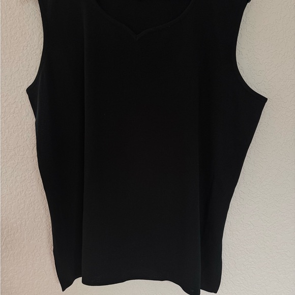 Ming Wang Black Sleeveless Top - Picture 7 of 9